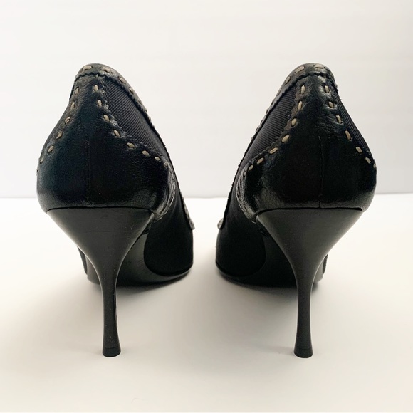 VINTAGE PRADA POINTY BUCKLE THREAD HEEL - Picture 7 of 11